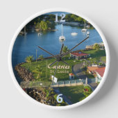 Horloge Castries Sainte-Lucie Caraïbes (Recto)