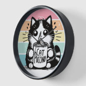 Horloge Catpuccino 3 (Angle)