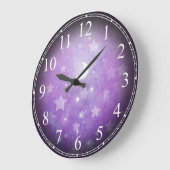 Horloge Céleste Rêveuse Étoiles et Lune (Angle)