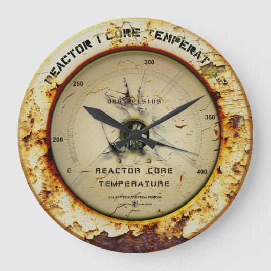 Horloge centrale de température du réacteur (Recto)