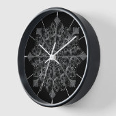 Horloge Céramique noir (Angle)