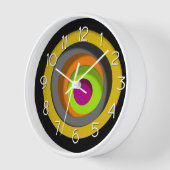 Horloge Cercles colorés (Angle)