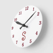 Horloge cerise (Angle)