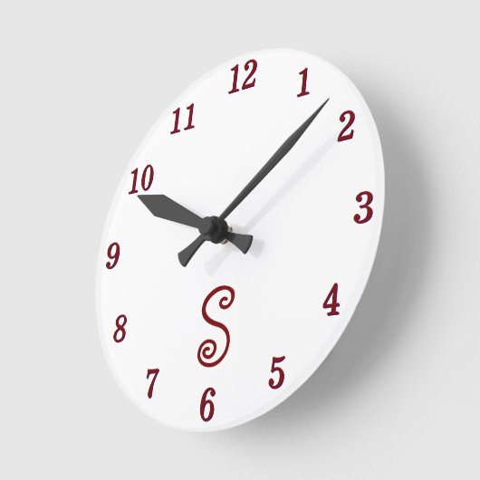 Horloge cerise (Angle)