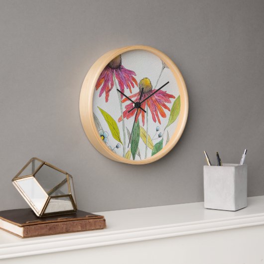 Horloge C'est l'heure du printemps ! (Bureau)