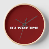 Horloge C'est l'heure du vin (Recto)