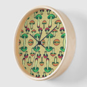 Horloge Champignons vintages (Angle)