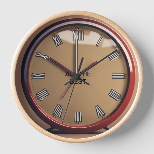 Horloge "Chaque heure compte : créative conception d'horlo (Recto)