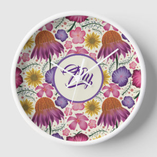 Horloge Charmant Fleur sauvage Baby Girl