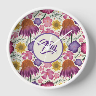 Horloge Charmant Fleur sauvage Baby Girl