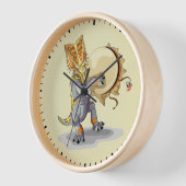 Horloge Chasmosaurus Dansant Un Rituel De Shaman (Angle)