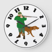 Horloge Chasseur Et Chien (Recto)