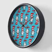 Horloge Chat Dans Le Motif Casquette (Angle)