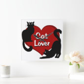 Horloge Chat Mignonne Amoureux des chats Horloge M (Maison)