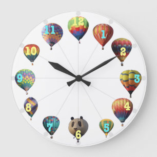 Horloge chaude de ballon à air