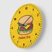 Horloge Cheeseburger (Angle)