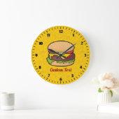 Horloge Cheeseburger (Maison)