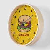 Horloge Cheeseburger (Angle)