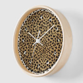 Horloge Cheetah Print pattern (Angle)