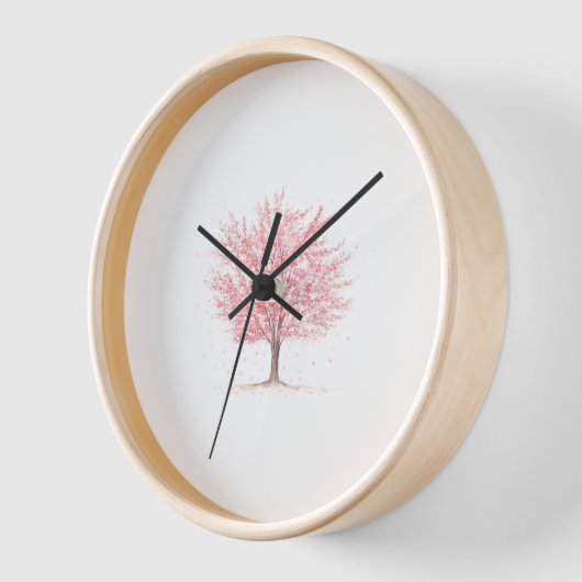 Horloge Cherry Blossom Tree Clock (Angle)