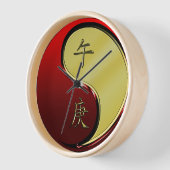 Horloge Cheval de Métal (Angle)