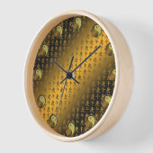 Horloge Cheval de Métal (Angle)