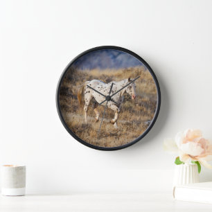 Horloge Cheval Parcourir les collines Pittoresques de la G