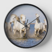 Horloge Chevaux de Camargue (Recto)