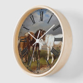 Horloge Chevaux vers 1864 (Angle)
