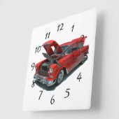 Horloge Chevrolet Belair classique des années 1950 (Angle)