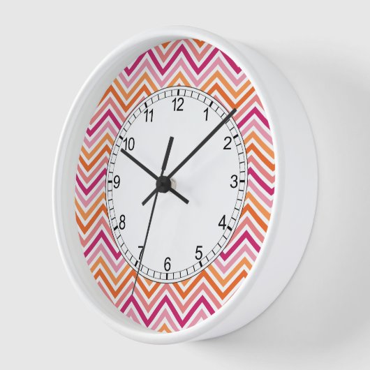 Horloge Chevron Pattern (Angle)