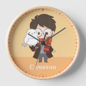 Horloge Chibi HARRY POTTER™ & Hedwig (Recto)