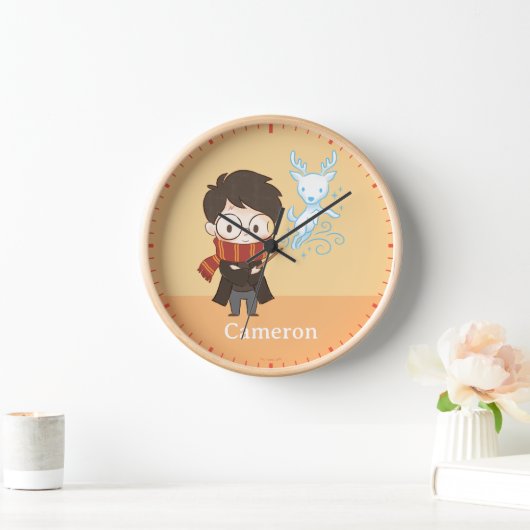 Horloge Chibi HARRY POTTER™ Patronus (Maison)
