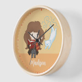 Horloge Chibi Hermione Granger Patronus (Angle)
