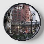 Horloge Chicago Elevated Loop Train (Recto)