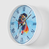 Horloge Chien (Angle)