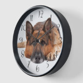 Horloge Chien berger allemand (Angle)