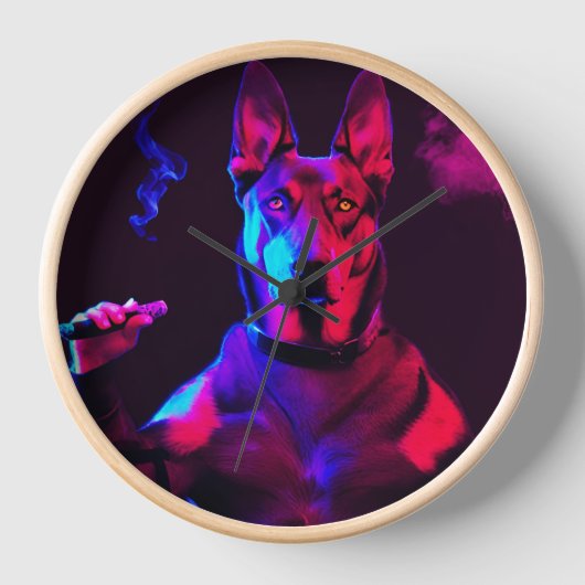 Horloge chien de gangster (Recto)