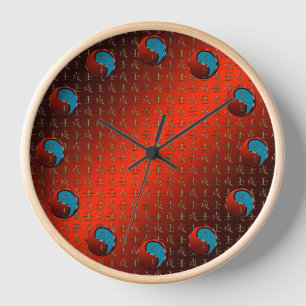 Horloge Chien d'eau