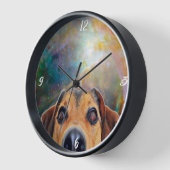 Horloge Chiens Mignons (Angle)