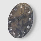 Horloge chiffres romains zombies (Angle)