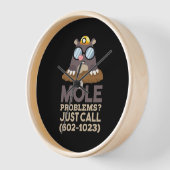 Horloge Chimie - Problèmes de mole (Angle)