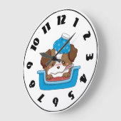Horloge Chiot Malade (Angle)