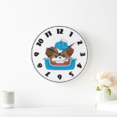 Horloge Chiot Malade (Maison)