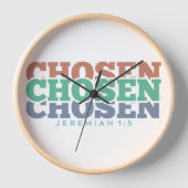 Horloge Choisi - Jérémie 1:5 (Recto)