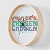 Horloge Choisi - Jérémie 1:5 (Angle)