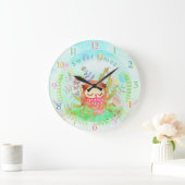 Horloge Chouette Mignonne (Maison)