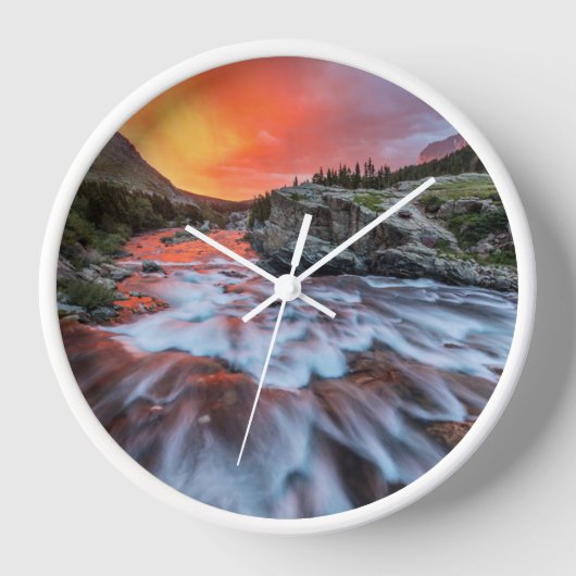 Horloge Chutes Swiftcurrent | Parc national de Glacier Mon (Recto)