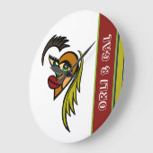 Horloge circulaire personnalisée (Angle)