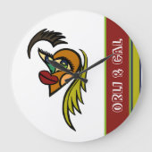 Horloge circulaire personnalisée (Recto)